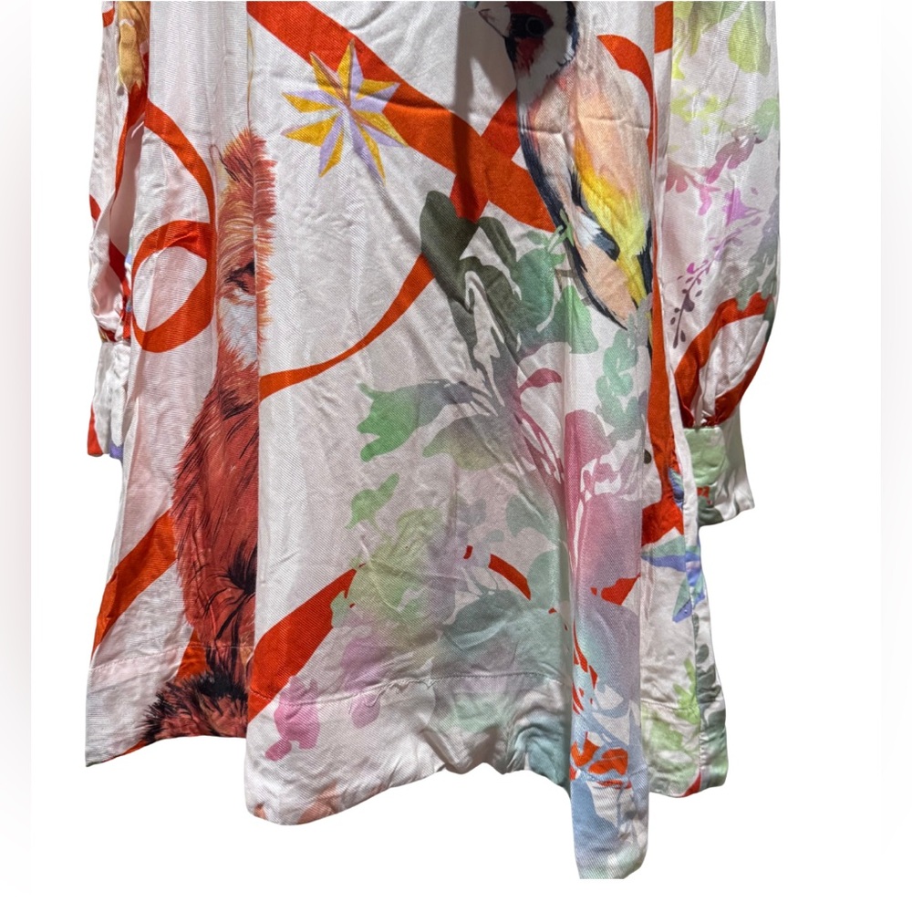 Maeve Anthropologie Tie Neck Mini Dress | XXS - Picture 4 of 12